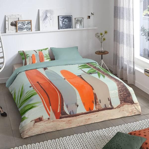 Good Morning Duvet Cover Surf 200x200/220 cm Multicolour