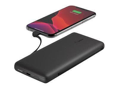 Belkin BoostCharge Plus USB-C Power Bank with Integrated Cables BPB006 10000mAh