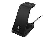 Deltaco 3-in-1 QI Wireless Charger QI-1037