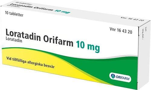 Loratadin Orifarm 10mg 10 Tablets