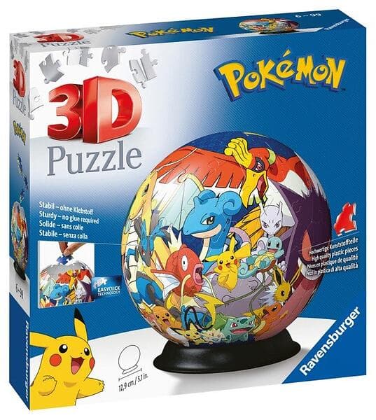 Ravensburger 3D Pusselboll Pokémon 72 Bitar