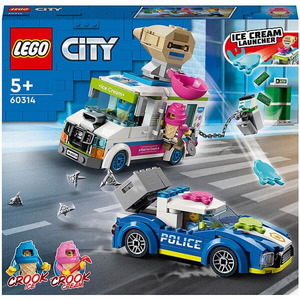 LEGO City 60314 Politijagt med isbil