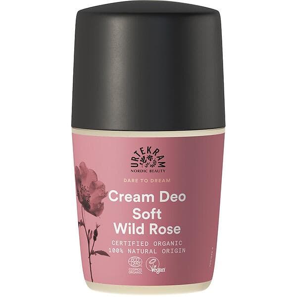 Urtekram Soft Wild Rose Cream Roll On 50ml