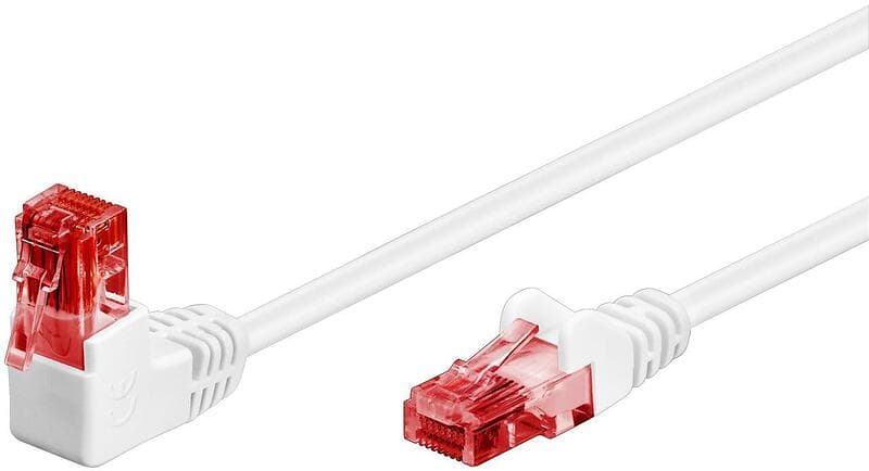 Goobay U/UTP Cat6 RJ45 - RJ45 (angled) 0.5m