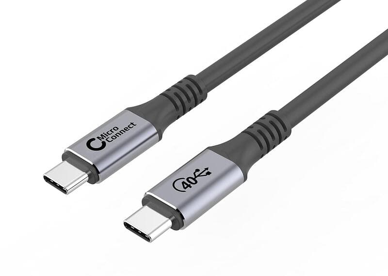 MicroConnect 40Gbps 5A USB C - USB C 4.0 0.5m