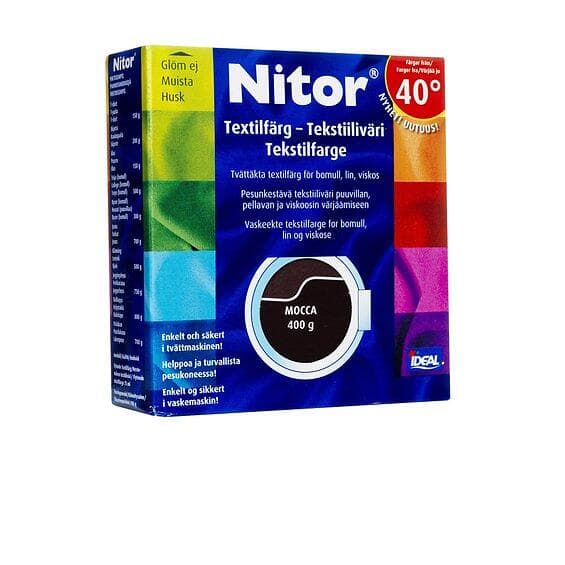 Nitor Textilfärg Mocca 10 400/800g