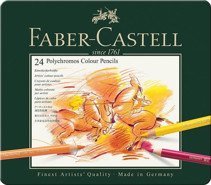 Faber-Castell Polychromos Colour Pencils Färgpennor 24st