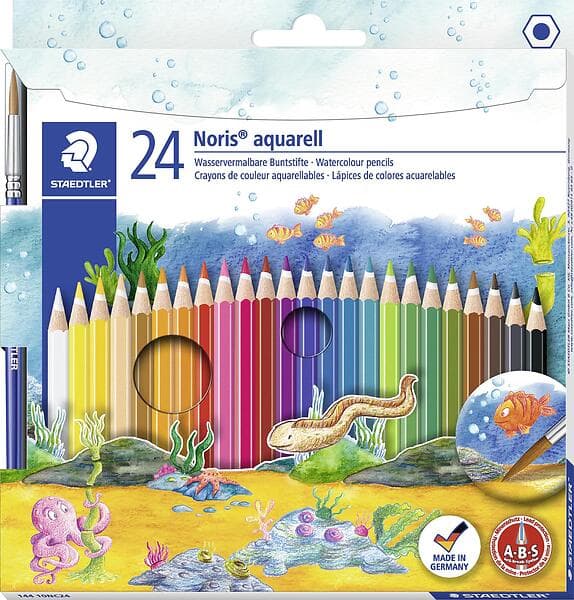 Staedtler Noris Aquarell Akvarellpennor 24st