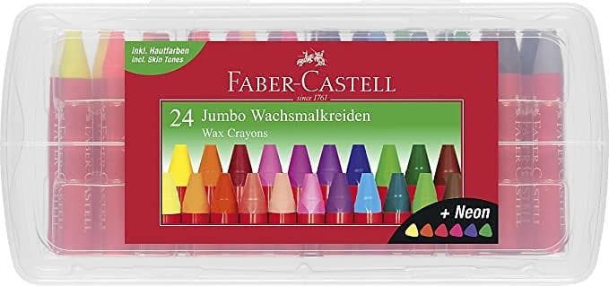 Faber-Castell Jumbo Vaxkritor 24st