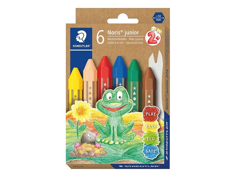 Staedtler Noris Junior Vaxkritor 6st