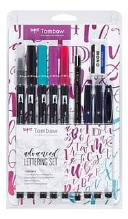 Tombow Advanced Lettering Set Penselpennor 9-pack