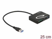 DeLock USB 3.2 Gen 1 Card Reader for microSD/SD/XQD (91756)