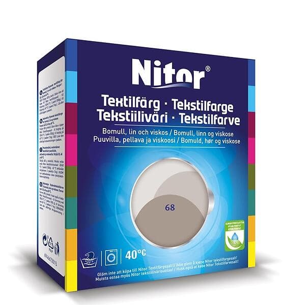 Nitor Textilfärg Mullvad 68 400/800g