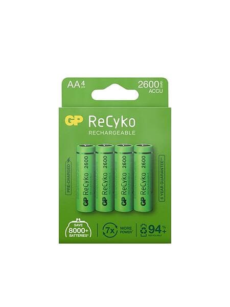 GP Batteries ReCyko AA 2600 mAh 4-pack