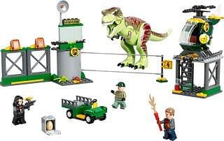 LEGO Jurassic World 76944 T. rex på dinosaurflugt