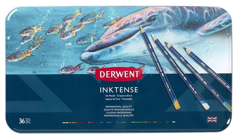 Derwent Inktense Akvarellpennor 36st