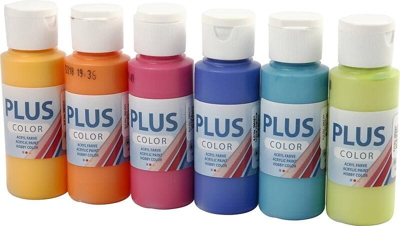 Creativ Company Plus Color Akrylfärg Set 6x60ml