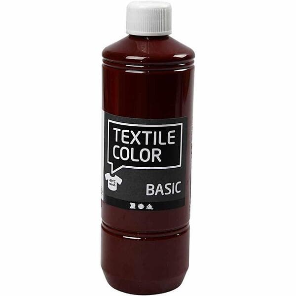 Creativ Company Textile Color Basic Textilfärg Brun 500ml