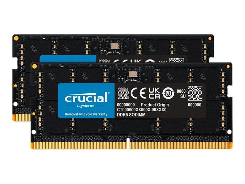 Crucial SO-DIMM DDR5 4800MHz 2x16GB (CT2K16G48C40S5)