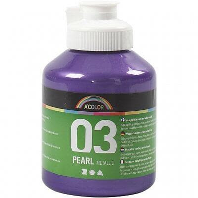 A-Color Pearl Metallic Akrylfärg Violett 500ml