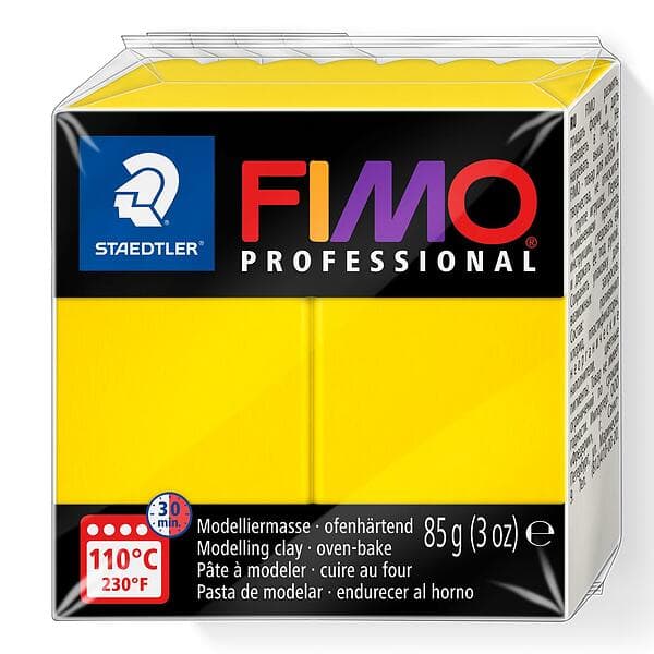 Staedtler Fimo Professional 100 True Yellow Modellera 85g