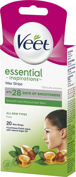 Veet Essential Inspirations Face Wax Strips 20st