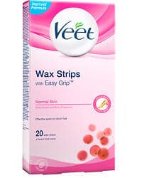 Veet Easy Grip Normal Skin Wax Strips 20st