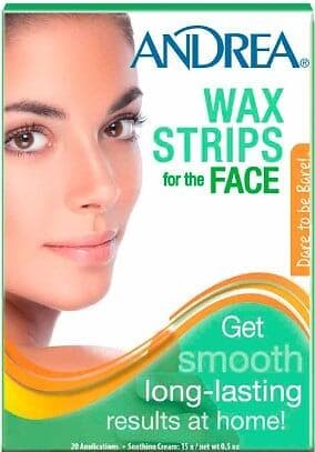 Andrea Face Wax Strips 20st