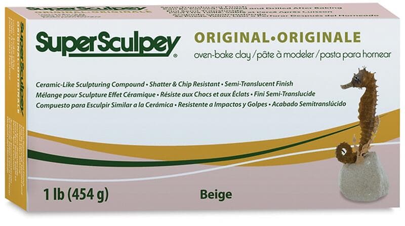 Sculpey Super Original Beige Keramiklera 450g