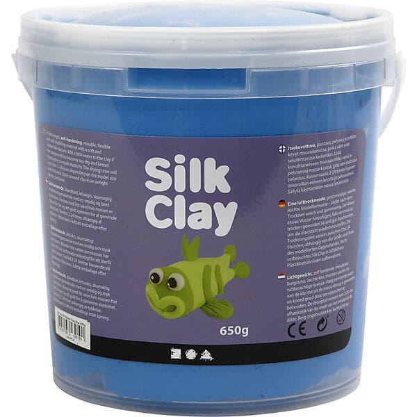 Silk Clay Blå Modellera 650g