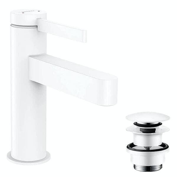 Hansgrohe Finoris 100 Basin Mixer 76010700 (Matt White)