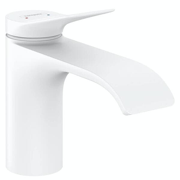 Hansgrohe Vivenis 80 Waterfall Basin Mixer 75010700 (Matt White)