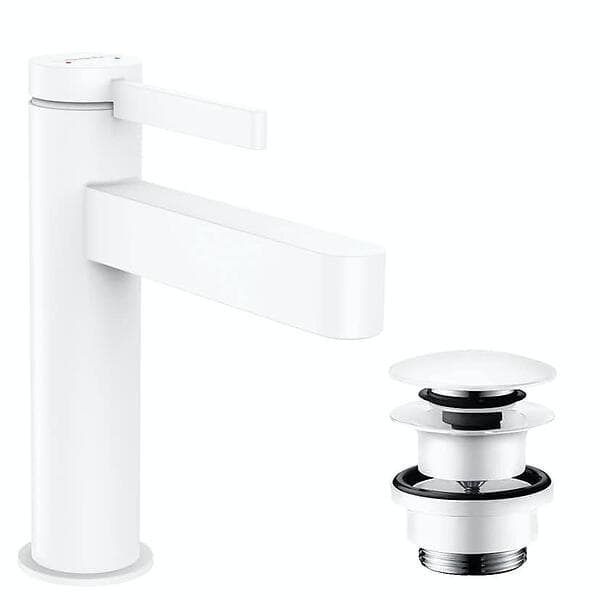 Hansgrohe Finoris 110 Basin Mixer 76023700 (Matt White)