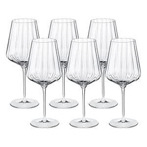 Georg Jensen Bernadotte Vitvinsglass 6-pack