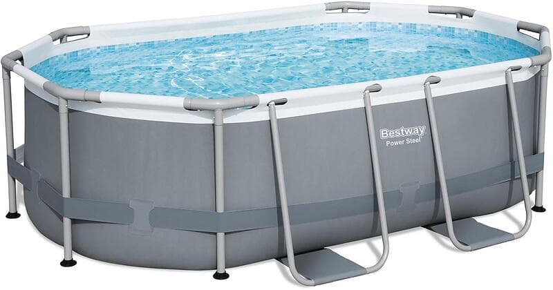 Bestway Power Steel Oval Frame Pool Set 305x200x84cm