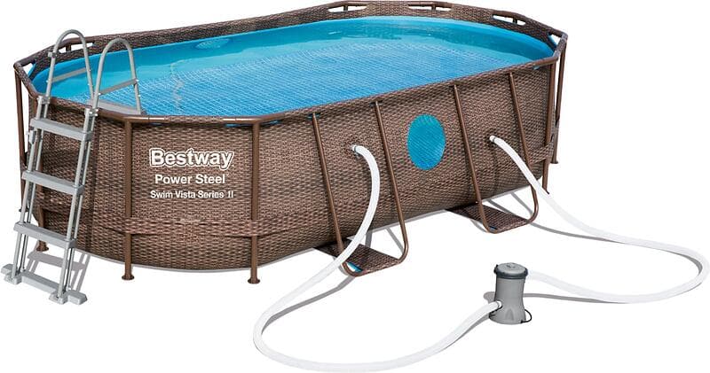 Bestway Power Steel Swim Vista Oval Pool Set 7in1 427x250x100cm