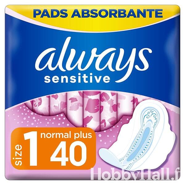 Always Sensitive Normal Plus 40-pack