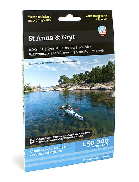 S-t Anna Och Gryts Skärgårdar 1-50.000