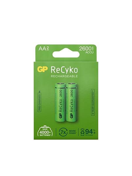 GP Batteries ReCyko AA 2600 mAh 2-pack