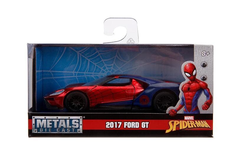 Bil Spiderman Ford GT 1:32 metall