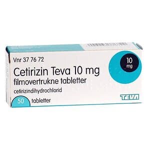 AbZ Pharma Cetirizin 10mg 50 Tablets