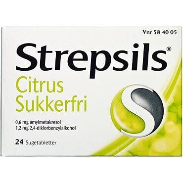 Strepsils Citron Sugarfree 24stk