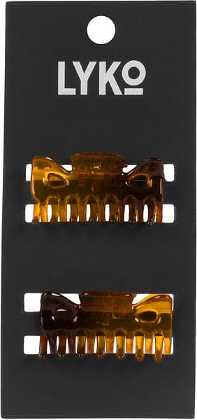 Lyko Hair Clip 2 Pack Brown