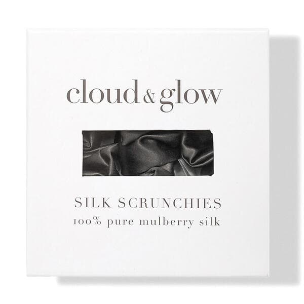 Cloud & Glow Silk Scrunchies 4 cm 3-pack