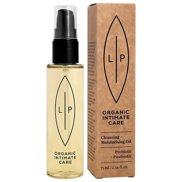 Lip Intimate Care Cleansing & Moisturising Oil Prebiotic + Postbiotic 75ml