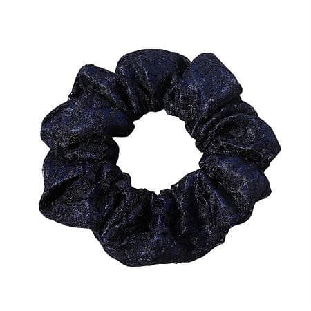 Chris Rubin Alice Scrunchie Dark Blue