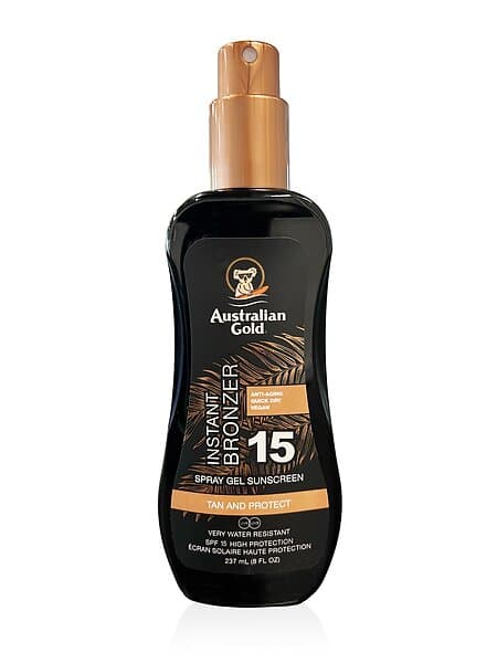 Australian Gold Spray Gel With Instant Bronzer SPF15 237ml