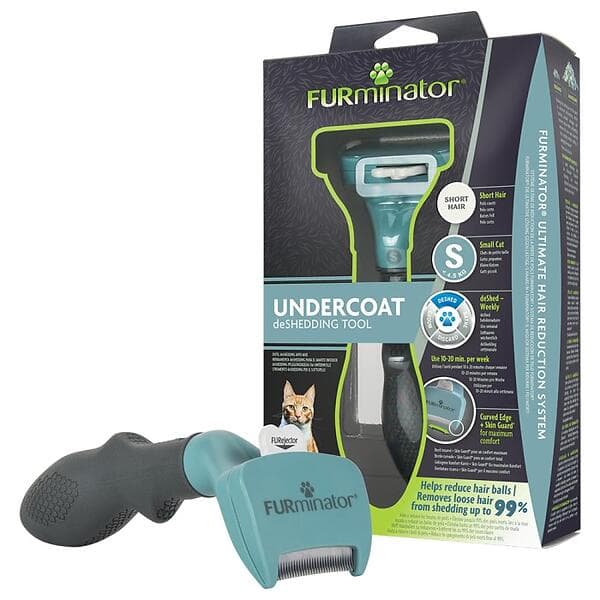 FURminator Undercoat Deshedding Tool For Short Haired Small Cats