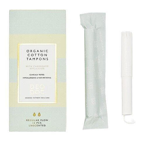 DeoDoc Organic Cotton Tampons Regular (16-pack)