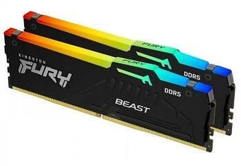 Kingston Fury Beast Black RGB DDR5 5200MHz 2x16GB (KF552C40BBAK2-32)